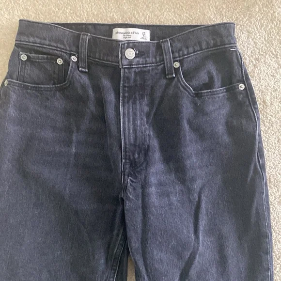 Abercrombie & Fitch black jeans the skinny high rise - Picture 2 of 8